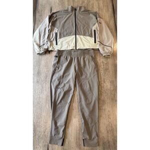 Under Armour Women's Full Zip Jacket & Pants Tracksuit Size XL Top L Bottoms